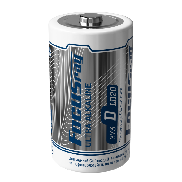 алкалиновая батарейка FOCUSray LR20/BL2 ULTRA  ALKALINE