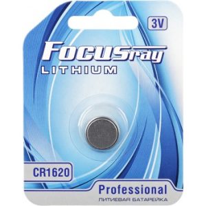 Батарейка литиевая FOCUSray LITHIUM CR1620
