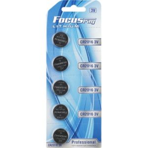 Батарейка литиевая FOCUSray LITHIUM CR2016/BL1(5)