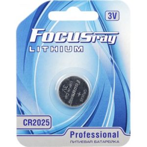 Батарейка литиевая FOCUSray LITHIUM CR2025