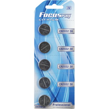 Батарейка литиевая FOCUSray LITHIUM CR2032/BL1(5)