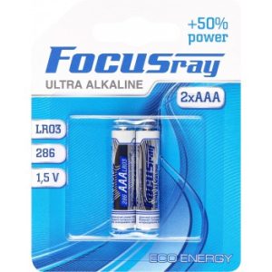 Батарейка щелочная FOCUSray ULTRA ALKALINE LR03/BL2