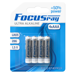 алкалиновая батарейка FOCUSray LR03/BL4 ULTRA  ALKALINE