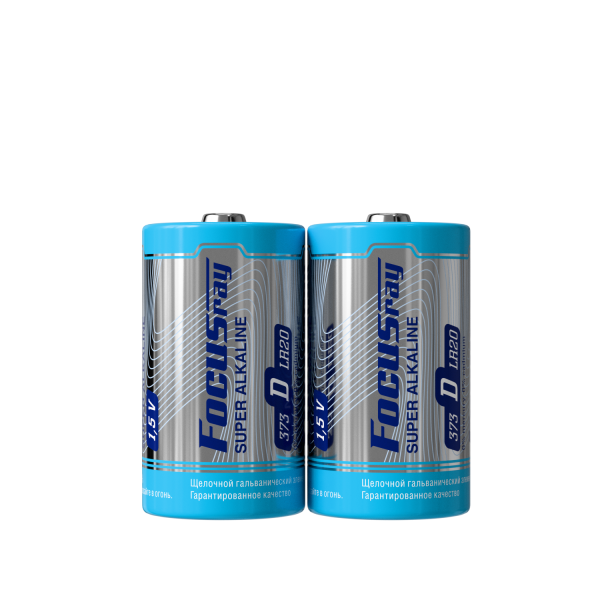 алкалиновая батарейка FOCUSray LR20/S2 SUPER  ALKALINE