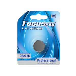 Батарейка литиевая FOCUSray LITHIUM CR2025