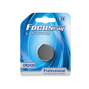 Батарейка литиевая FOCUSray LITHIUM CR2430