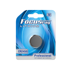 Батарейка литиевая FOCUSray LITHIUM CR2450
