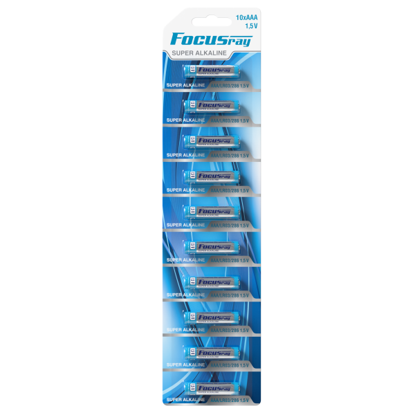 алкалиновая батарейка FOCUSray LR03/BL1(10) SUPER ALKALINE
