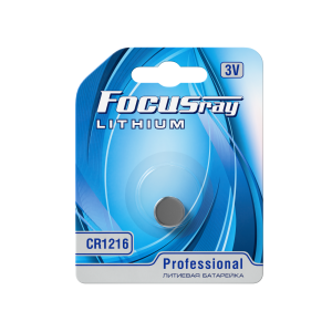 Батарейка литиевая FOCUSray LITHIUM CR1216