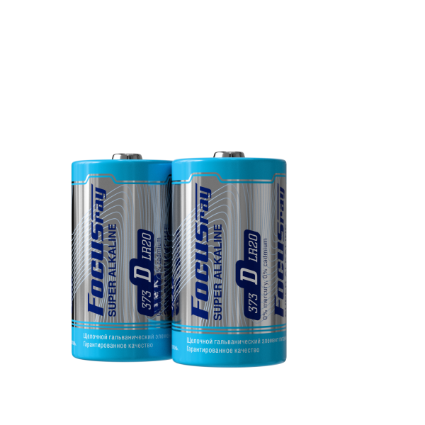 алкалиновая батарейка FOCUSray LR20/S2 SUPER  ALKALINE