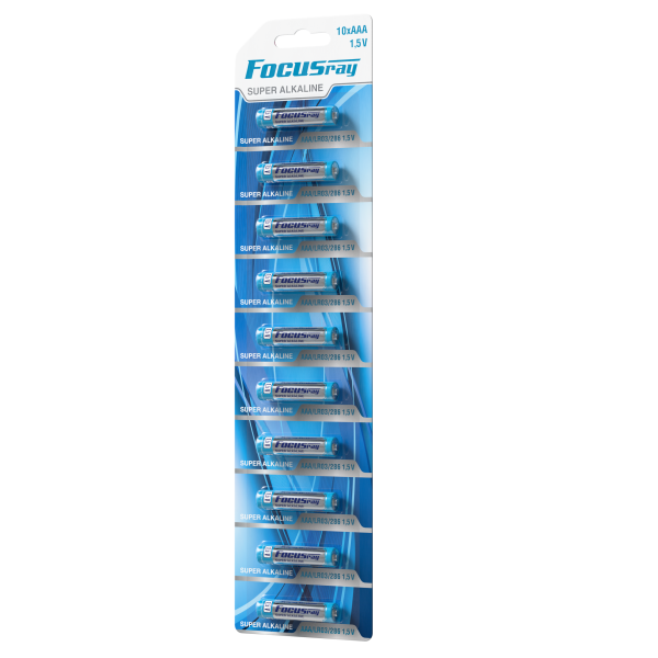 алкалиновая батарейка FOCUSray LR03/BL1(10) SUPER ALKALINE