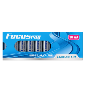 алкалиновая батарейка FOCUSray LR6/BOX10 SUPER ALKALINE