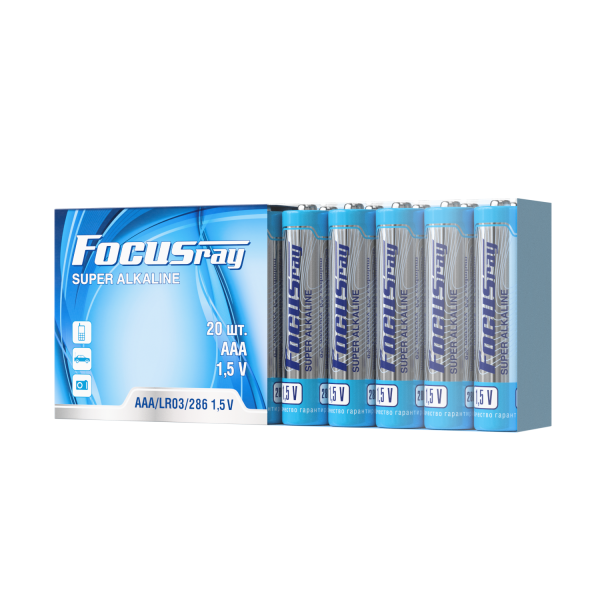алкалиновая батарейка FOCUSray LR03/BOX20 SUPER