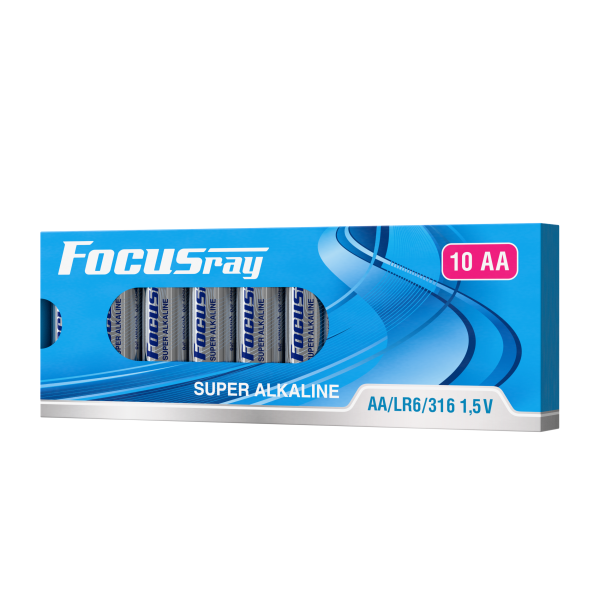 алкалиновая батарейка FOCUSray LR6/BOX10 SUPER ALKALINE
