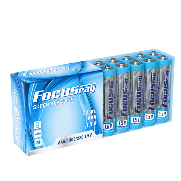 алкалиновая батарейка FOCUSray LR03/BOX20 SUPER