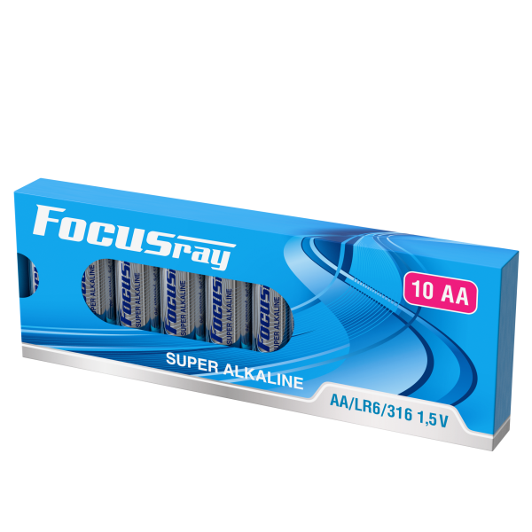 алкалиновая батарейка FOCUSray LR6/BOX10 SUPER ALKALINE