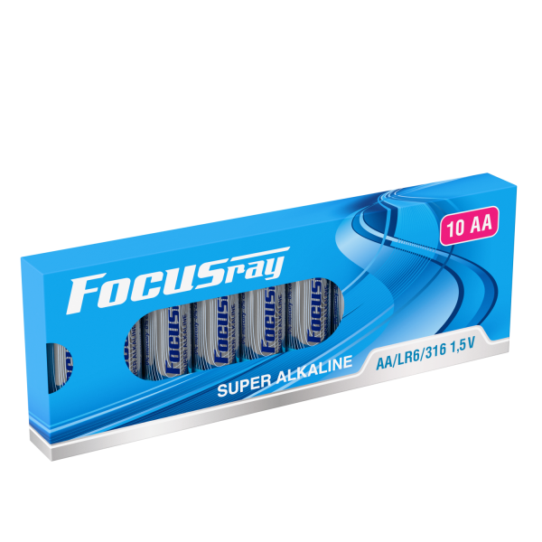 алкалиновая батарейка FOCUSray LR6/BOX10 SUPER ALKALINE