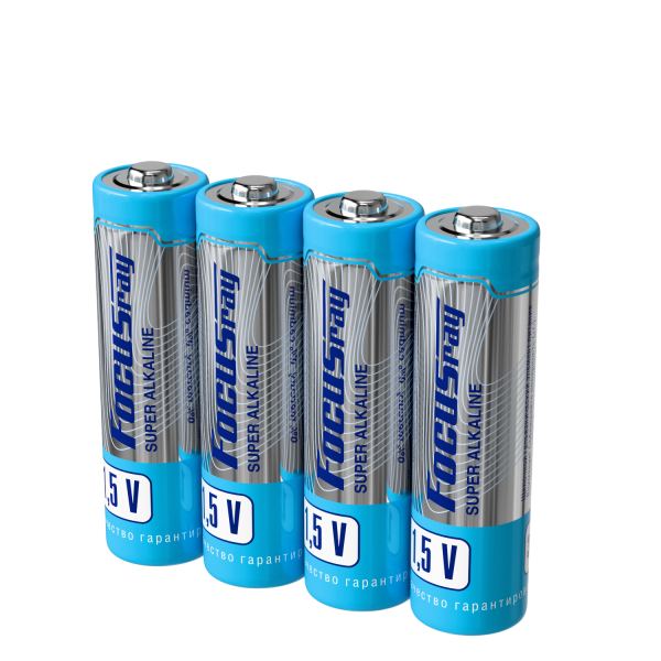 алкалиновая батарейка FOCUSray LR6/S4 SUPER ALKALINE