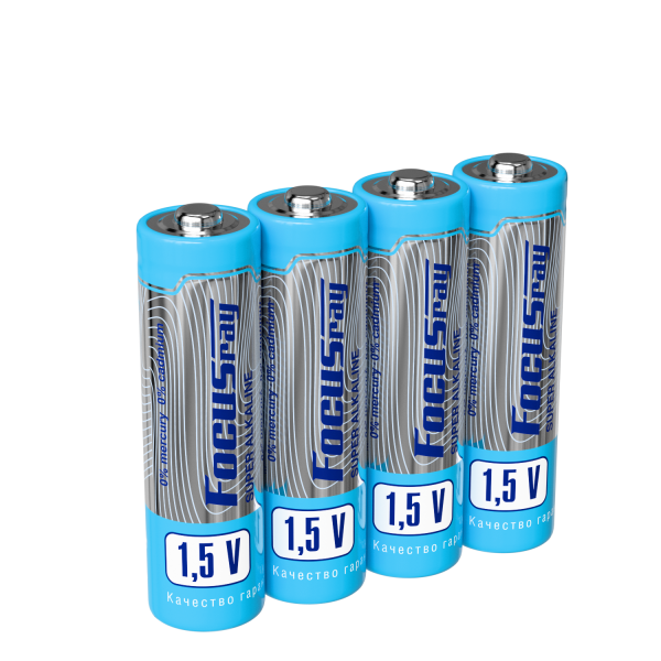 алкалиновая батарейка FOCUSray LR6/S4 SUPER ALKALINE
