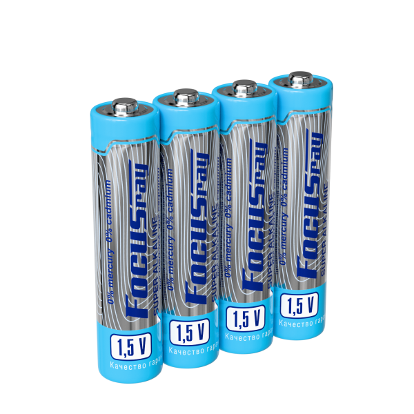 алкалиновая батарейка FOCUSray LR03/S4 SUPER ALKALINE