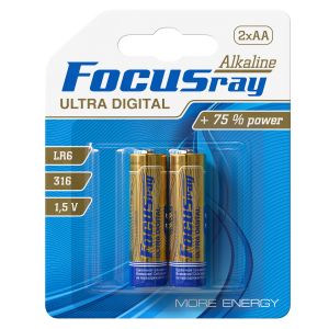 алкалиновая батарейка FOCUSray LR6/BL2 ULTRA DIGITAL