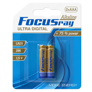 алкалиновая батарейка FOCUSray LR03/BL2 ULTRA DIGITAL
