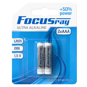 алкалиновая батарейка FOCUSray LR03/BL2 ULTRA ALKALINE