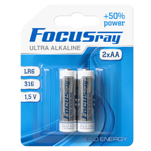 алкалиновая батарейка FOCUSray LR6/BL2 ULTRA ALKALINE