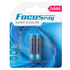 алкалиновая батарейка FOCUSray LR03/BL2 SUPER ALKALINE