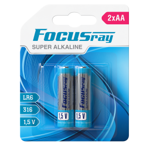 алкалиновая батарейка FOCUSray LR6/BL2 SUPER ALKALINE